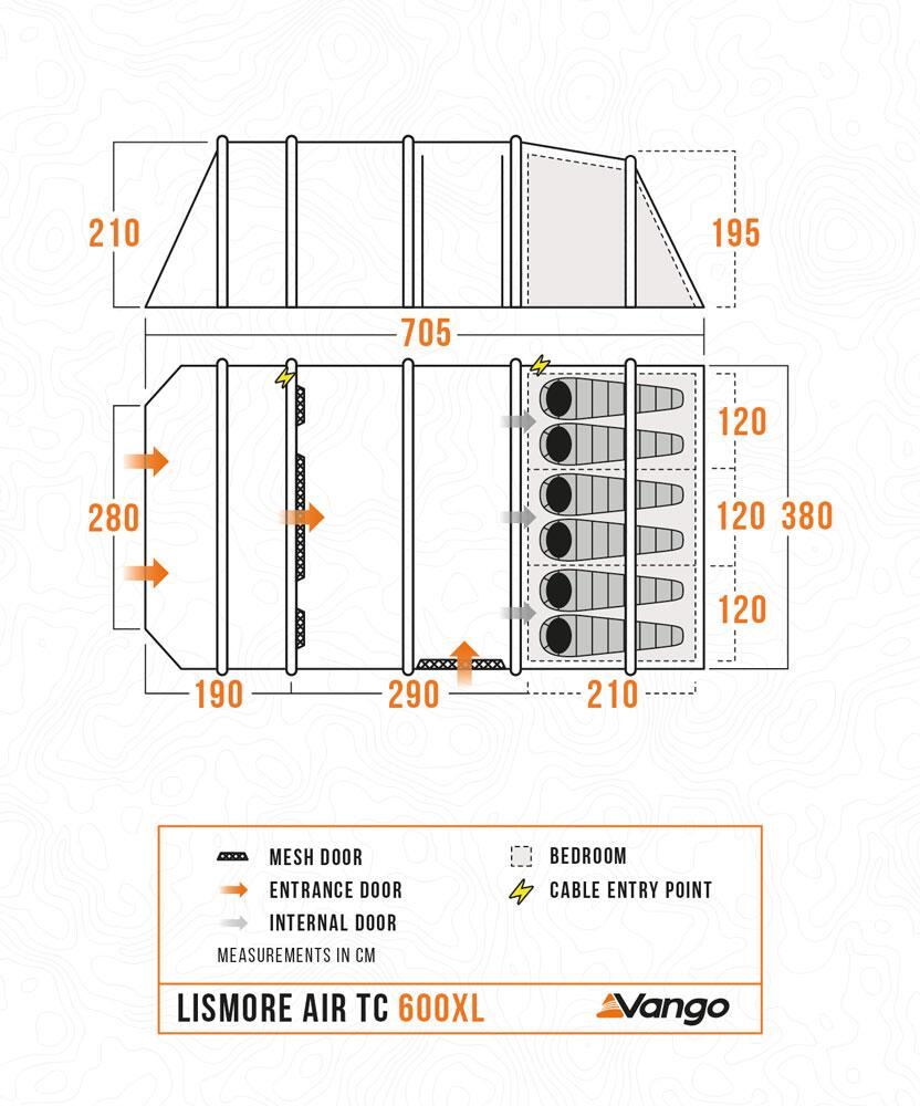 Lismore Air TC 600XL Package - Floorplan
