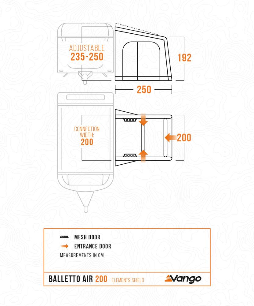 Balletto Air 200 Elements Shield - Floorplan
