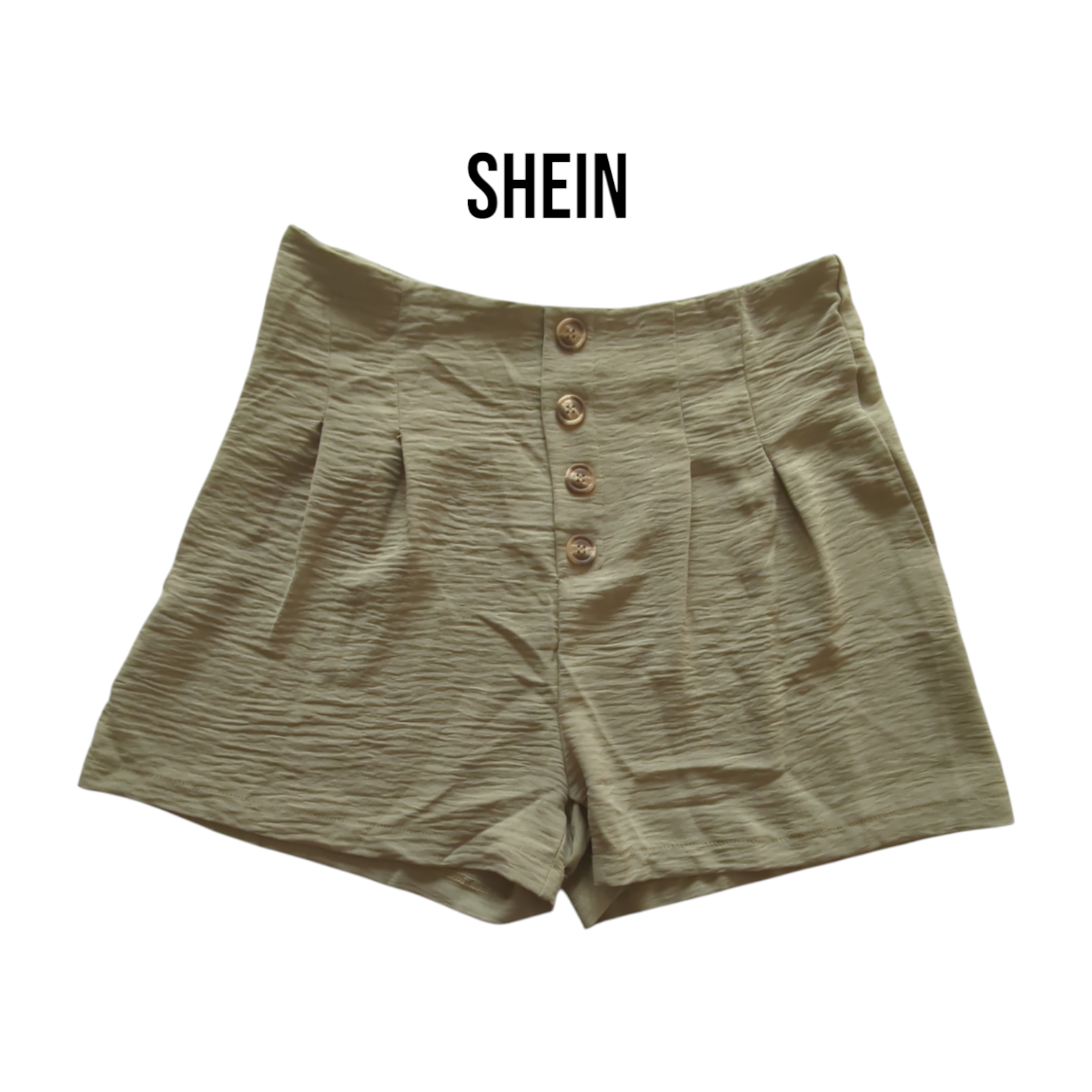 Shein Women's Green Shorts Large