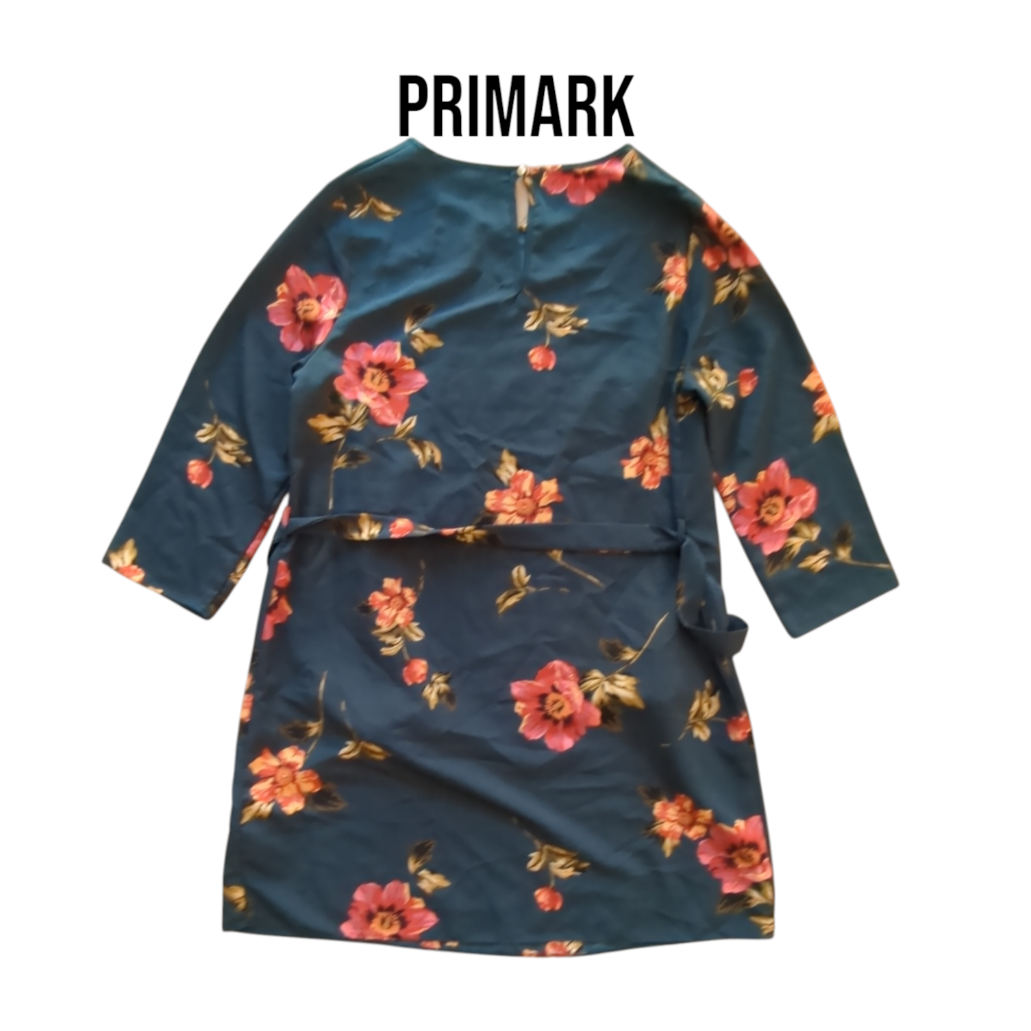 primark green floral dress Womens Printed Knee Length Size 16 primark summer dresses 2025