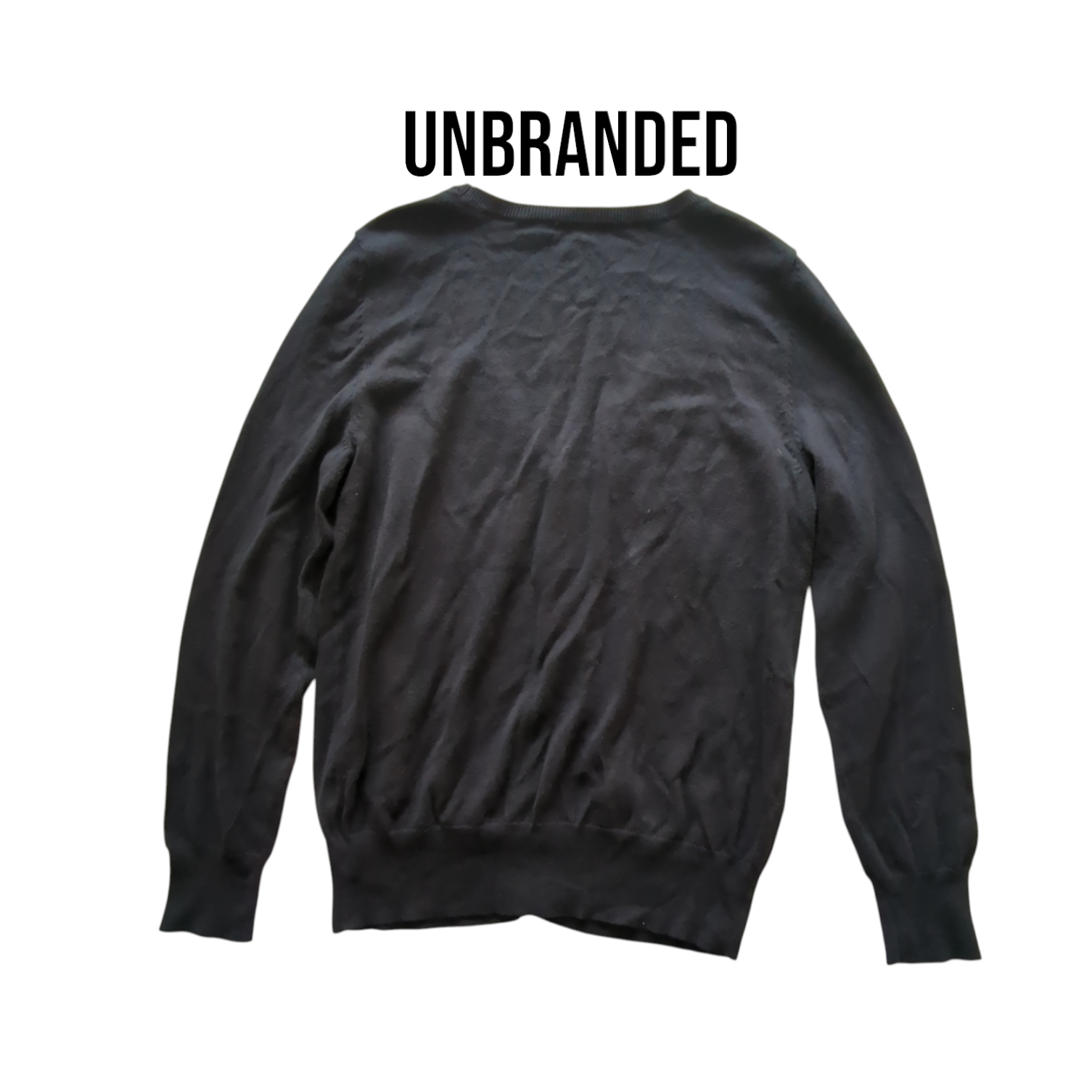 Unbranded Women's Navy V-Neck Cardigan Medium