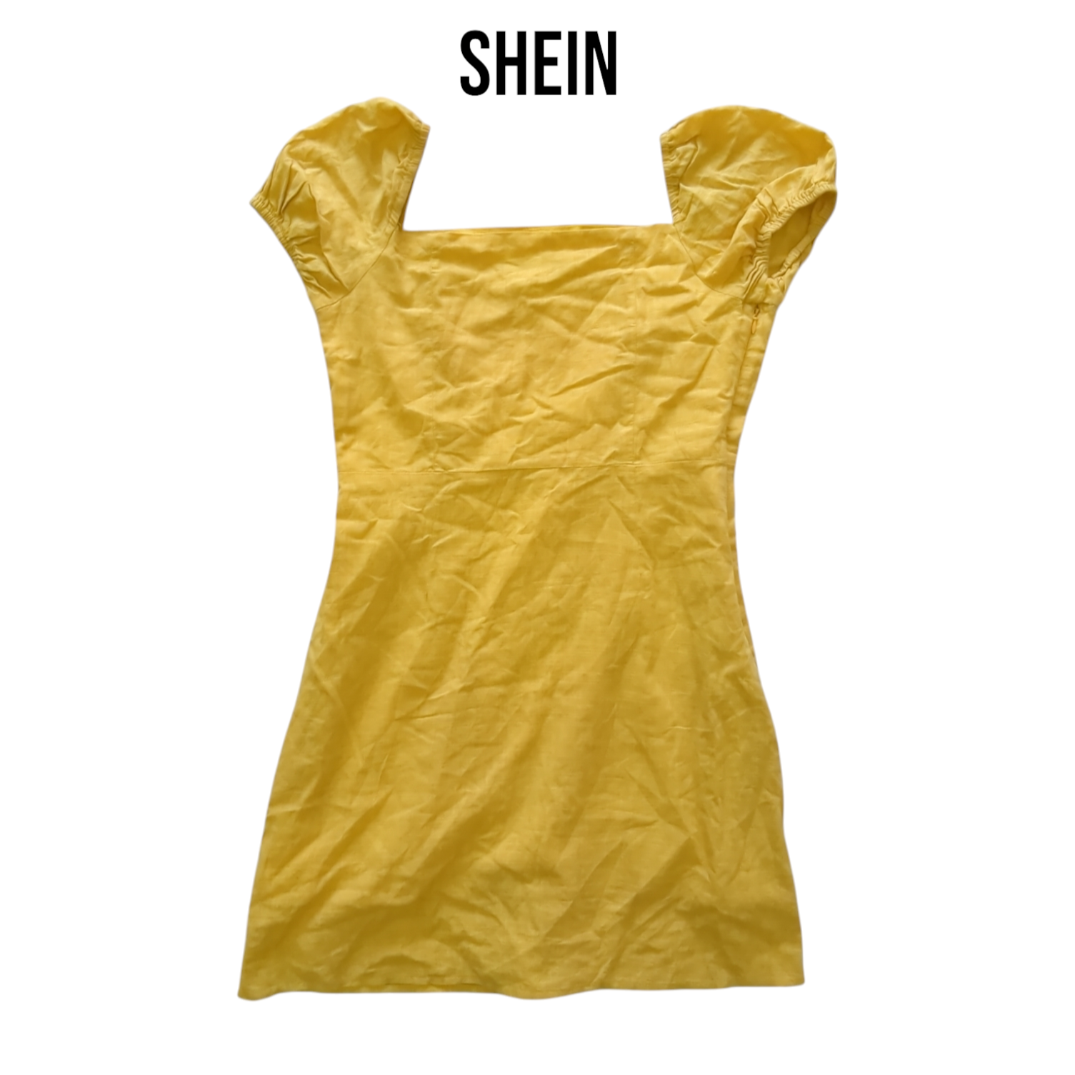 mini shirred dress V Neck Shirred Waist Ruffle Sleeve Mini Dress – The Studio Princeton
