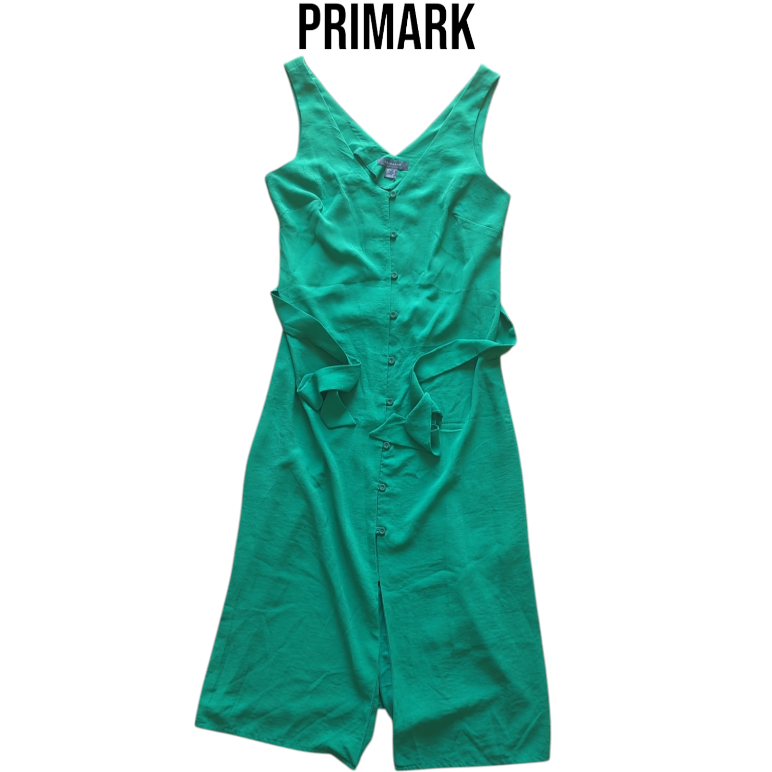 Primark Women's Green Midi Dress Size 12