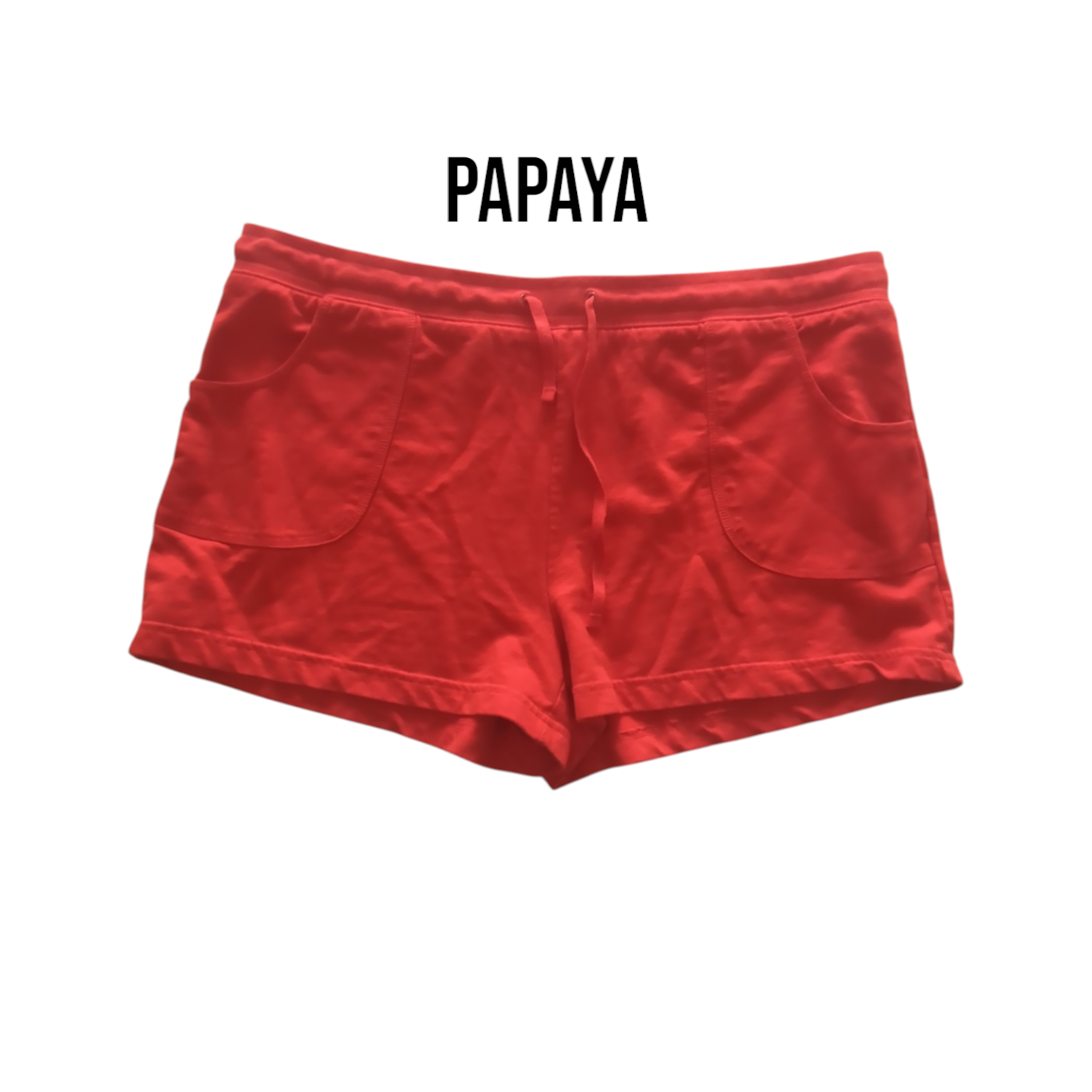 Papaya Womens Red Shorts Size 20