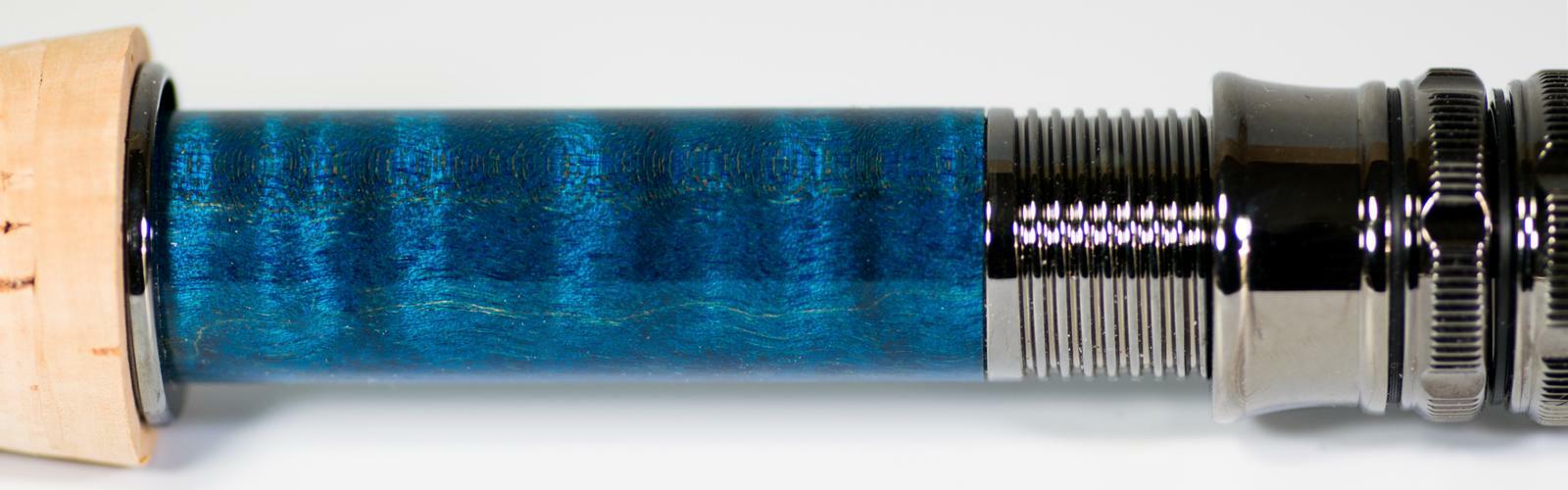 custom made fly rod reel seats Black Zen Trout Seat, as featured on the Muir, with Urethane Spac JP Ross Rods & Co. Outdoors "Design Your Own" - Vented