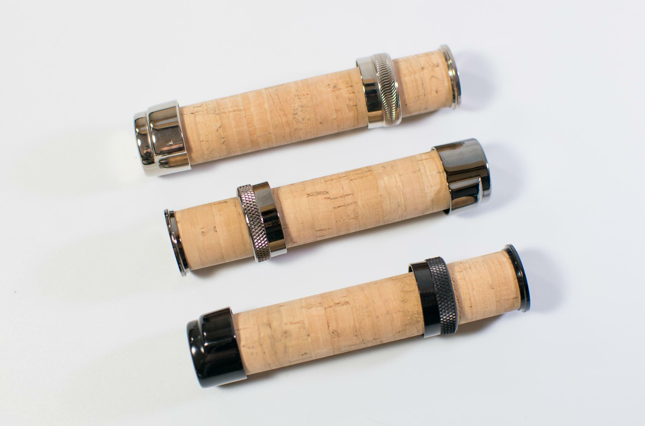 cork fly reel seats Payne-style up-locking seat with fighting butt (assorted inserts) Proof Fishing LC14 full cap-ring reel seat