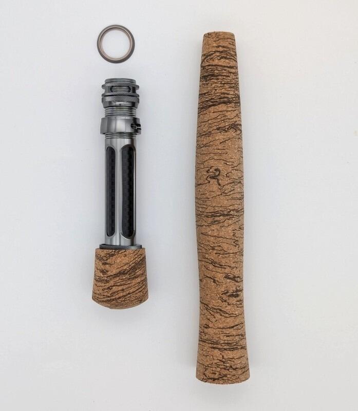 ESN factory burl grip set downlocking gunmetal