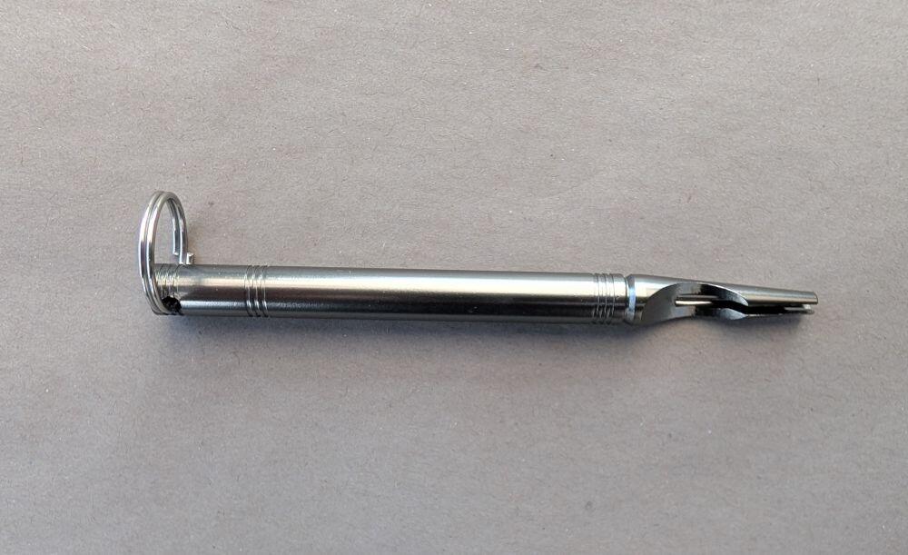 gunmetal nail knot tool