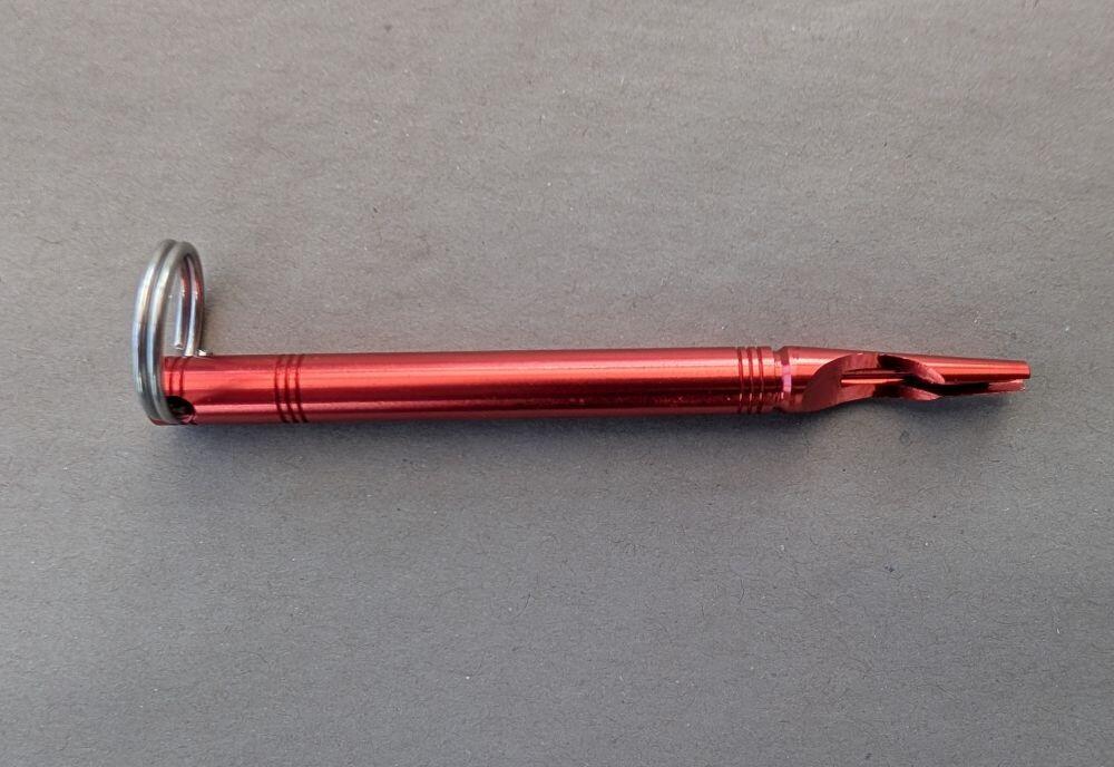 Red nail knot tool
