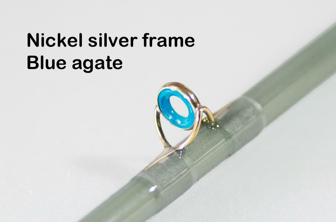 Blue agate for TSH 836 s-glass fly rod grey