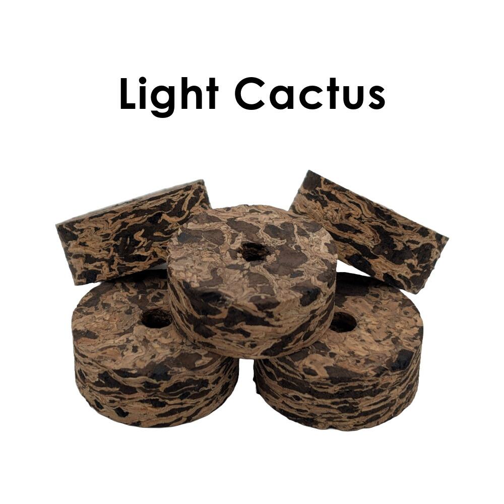 EcorkUSA Grade A Cork Rings For Rod Building – 100 Pack – 1.25" OD X 0.5" With 6mm Bore