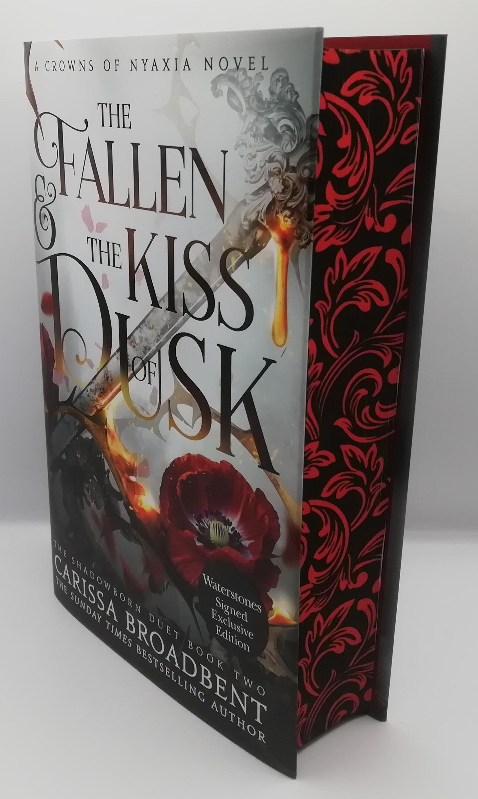 Carissa Broadbent THE FALLEN AND THE KISS OF DUSK Signed