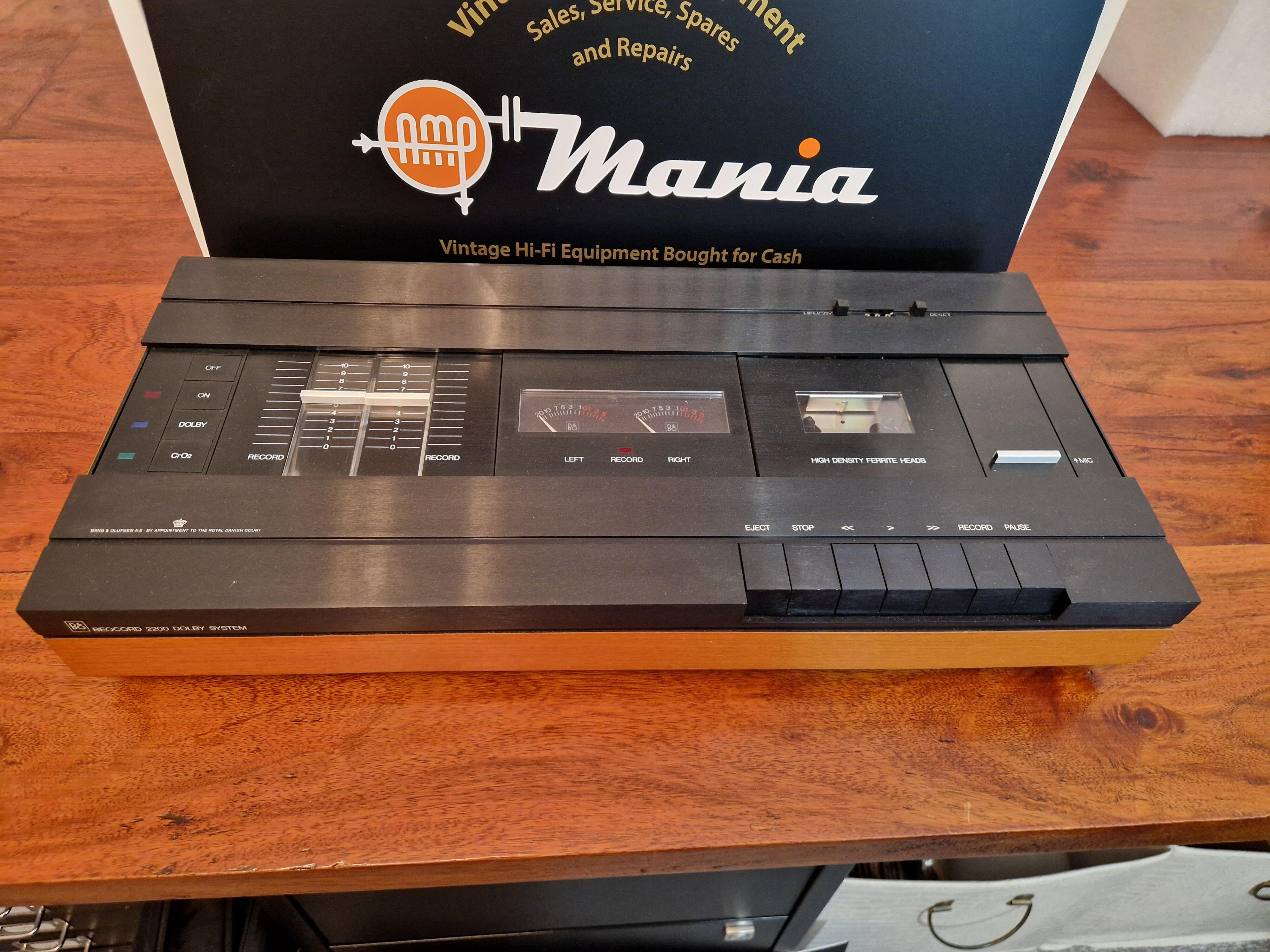 Bang Olufsen Beocord 2200 Cassette Tape Deck