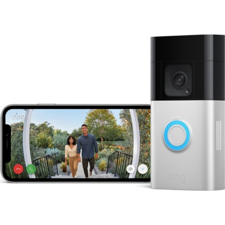 Ring Video Doorbell Plus 1536p Nickel Matt