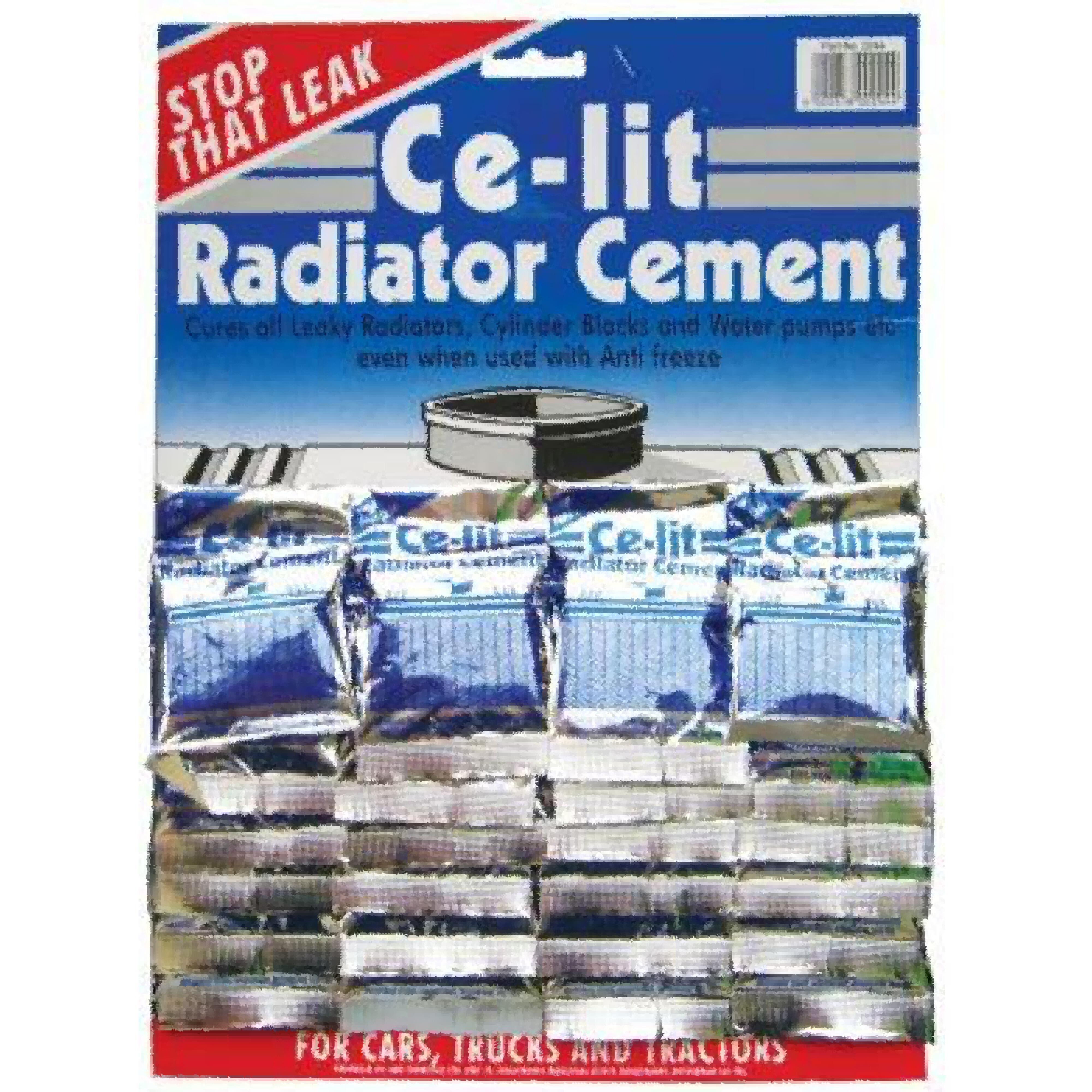 Ce Lable Radiator Ce-Lit Radiator Cement – 24 Sachets Leak Repair
