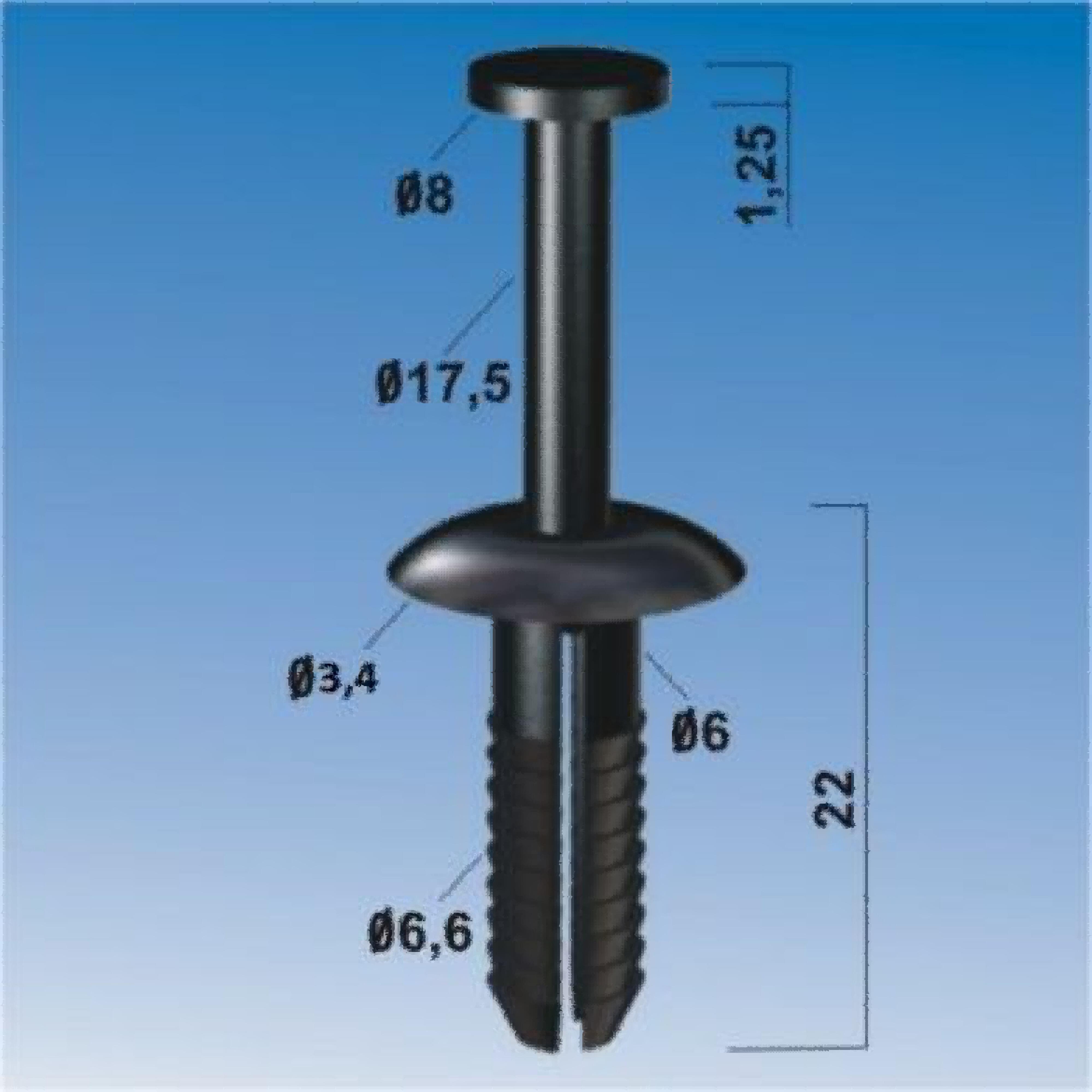 Trim Clips Push Rivets – Vauxhall / BMW Panel Fasteners