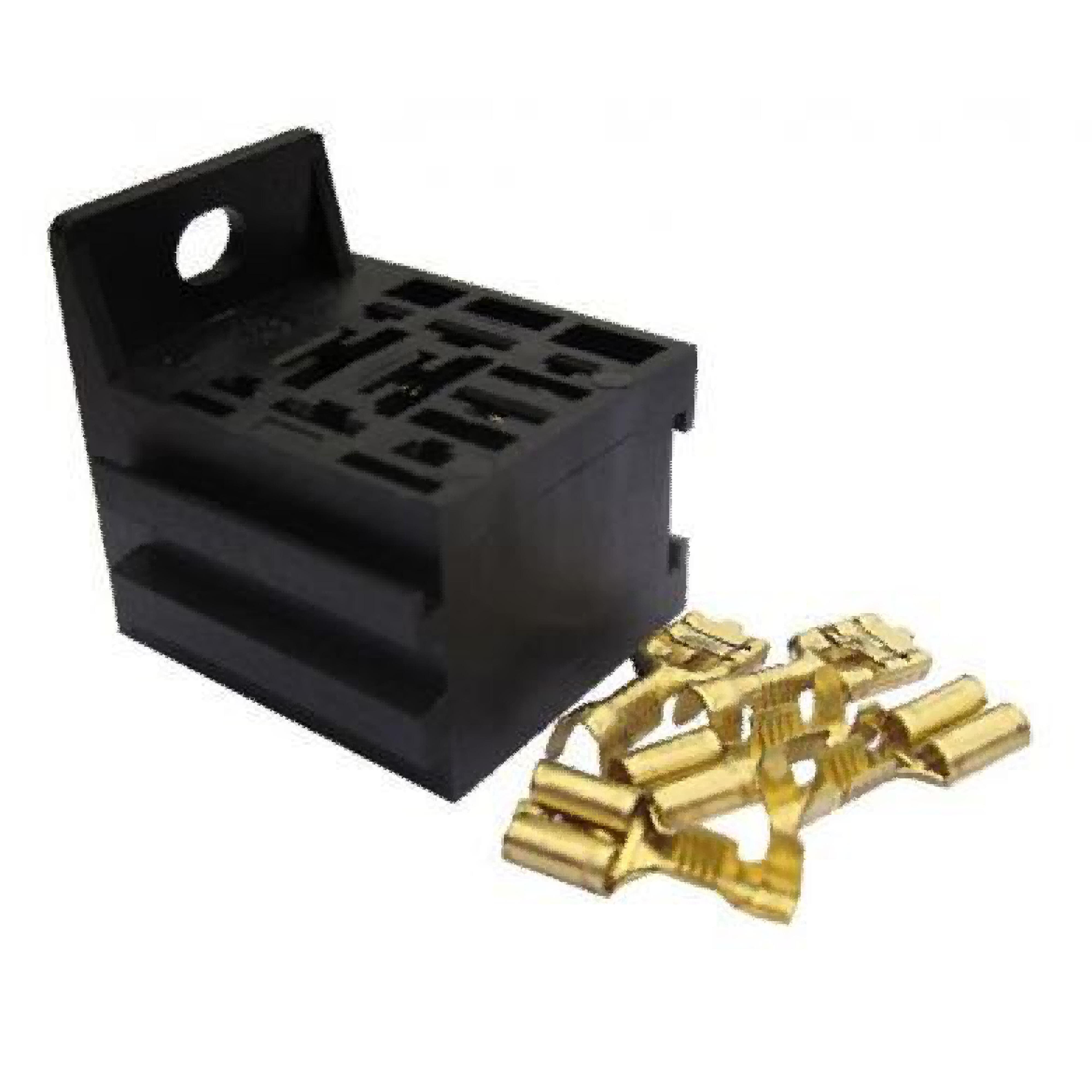 9 Pin Relay Base – Interlocking Mount for 4, 5 & 9 Pin Relays