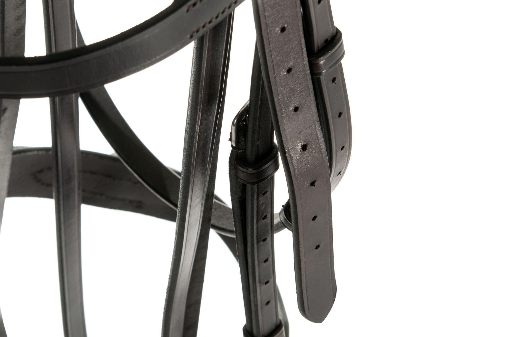 Gag Bridle in Dark Havana Leather