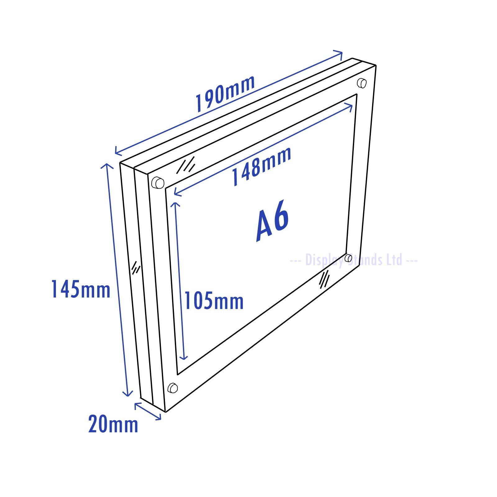 A6 Dimensions
