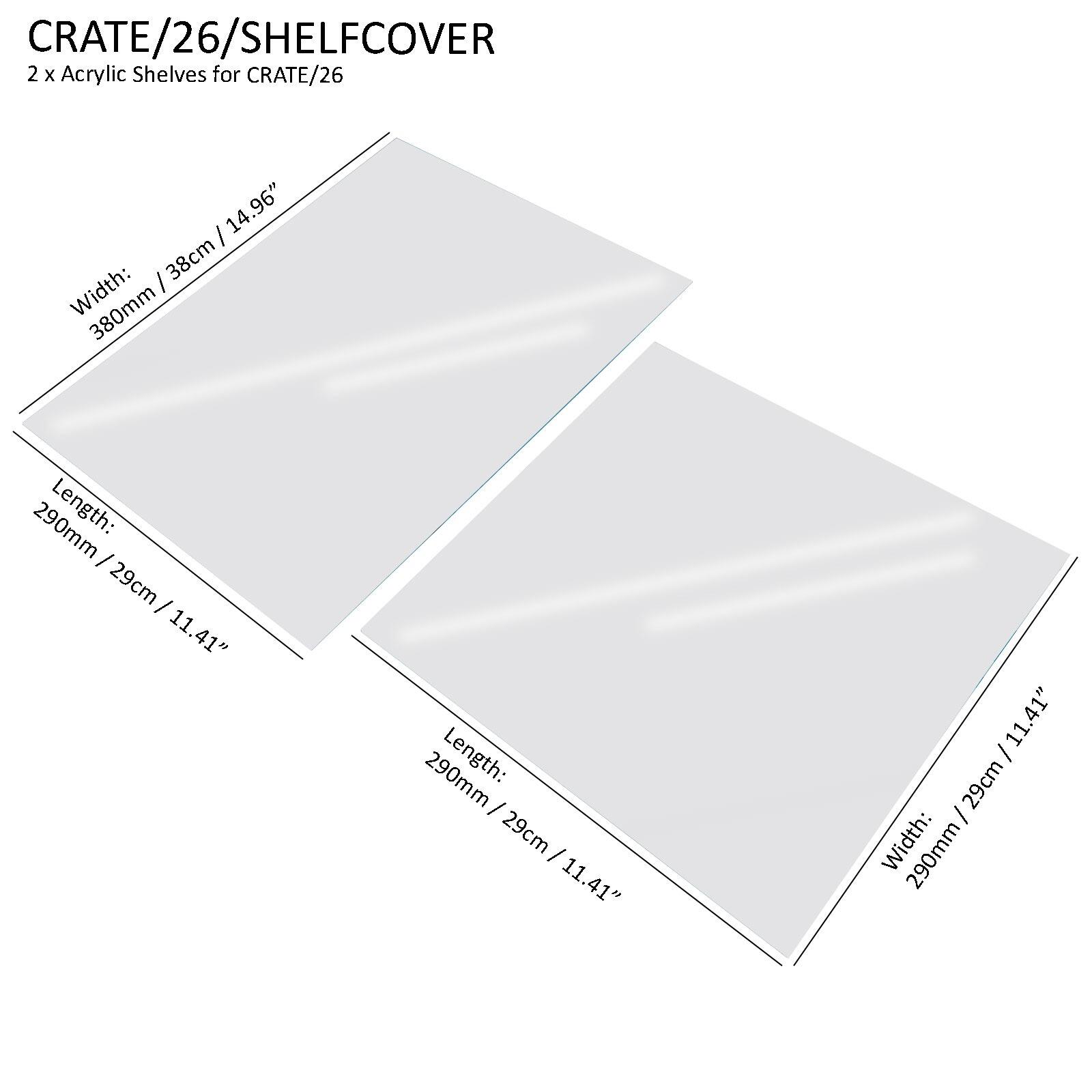 Shelf Cover Dimensions
