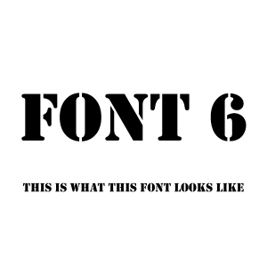 Font 6