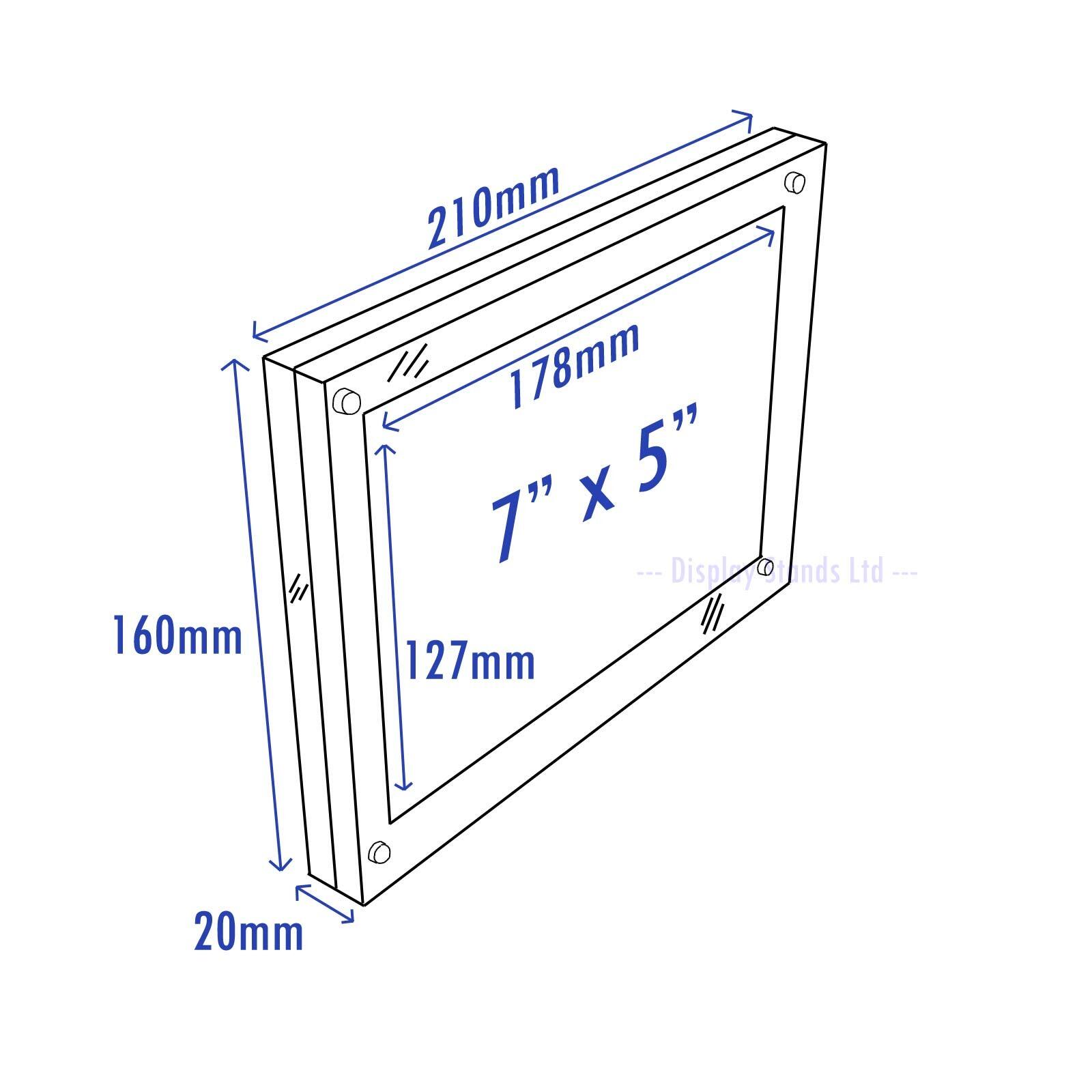 5x7 Dimensions