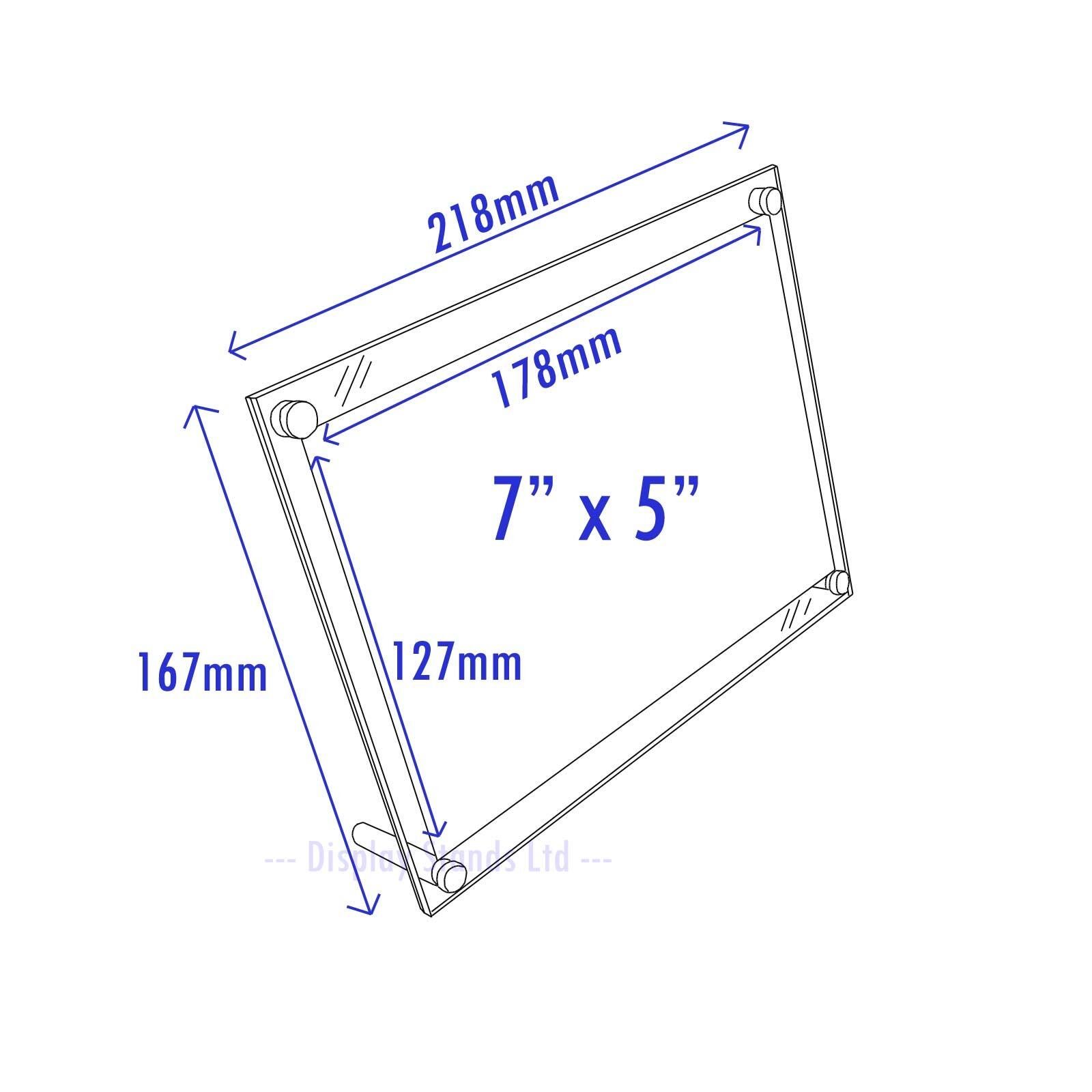 5x7 Dimensions