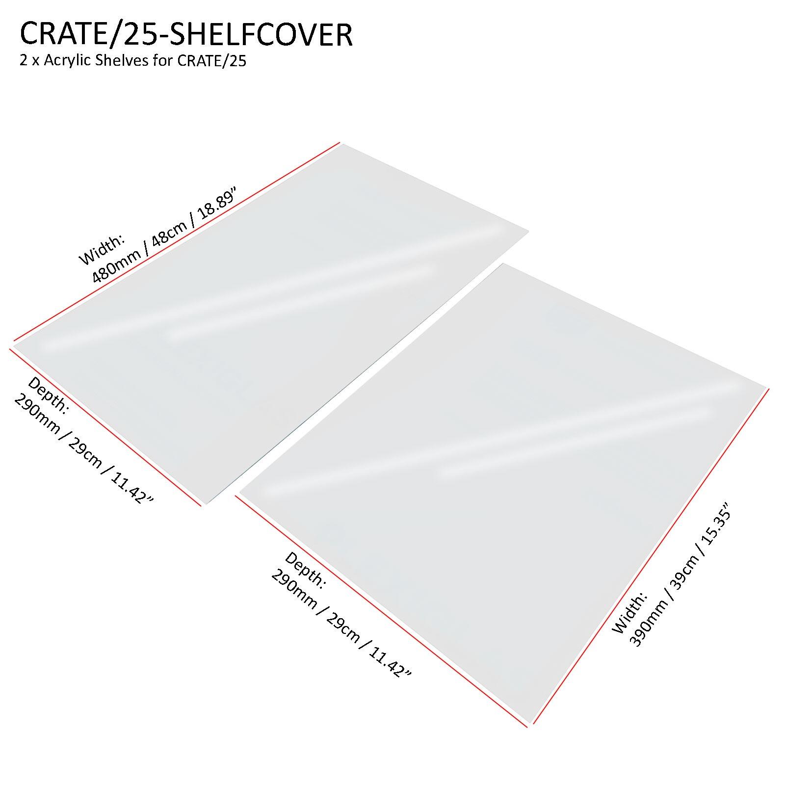 Shelf Cover Dimensions
