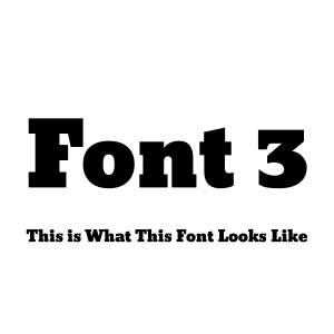 Font 3