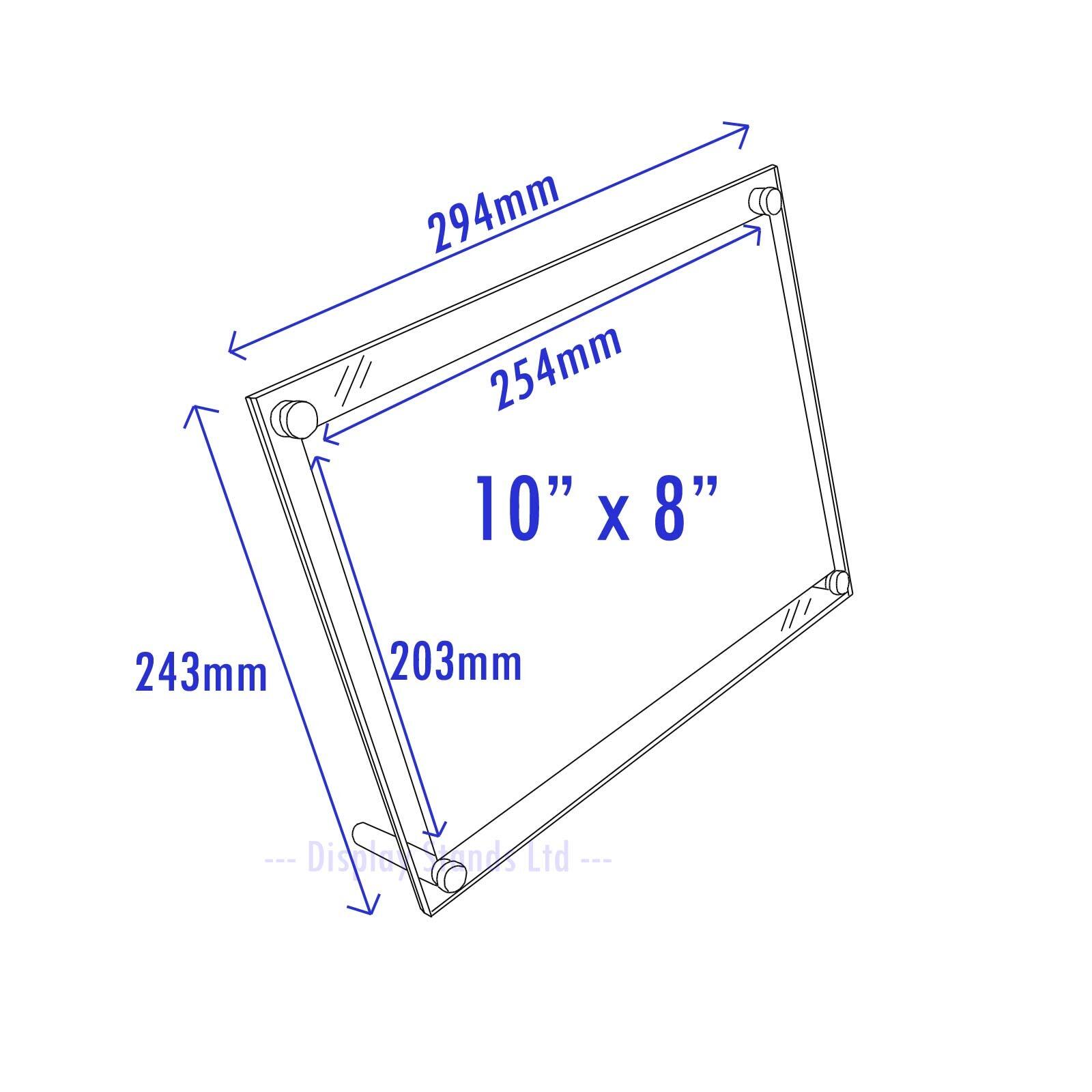 8x10 Dimensions