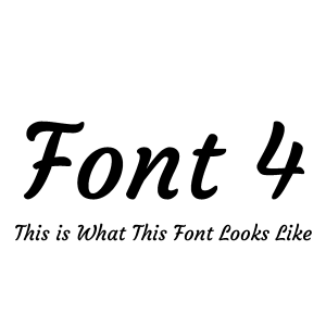 Font 4