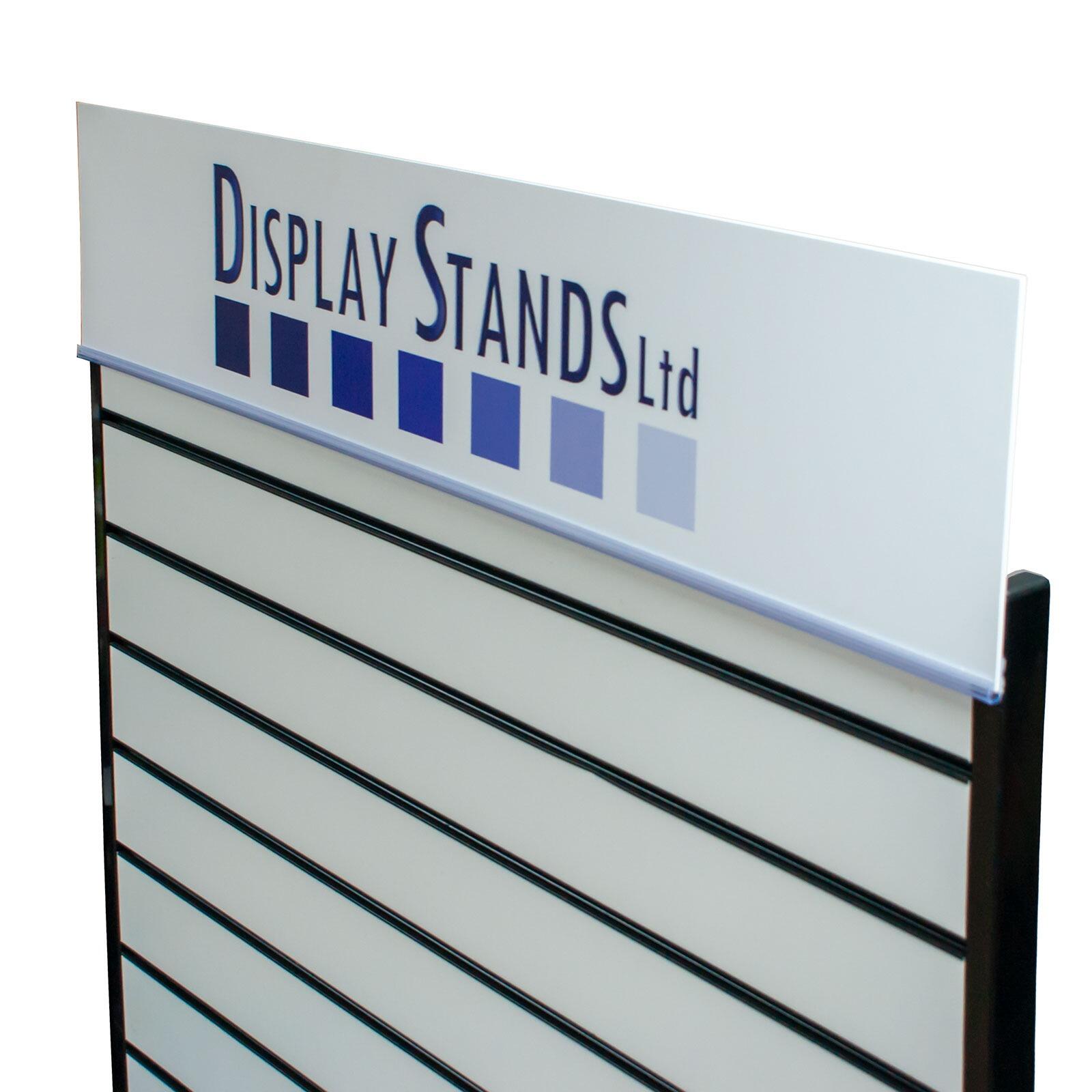 Product Display Header Sign Header Sign Holder Clip - Super Grip Acrylic Designed for K32 Slatwall ...