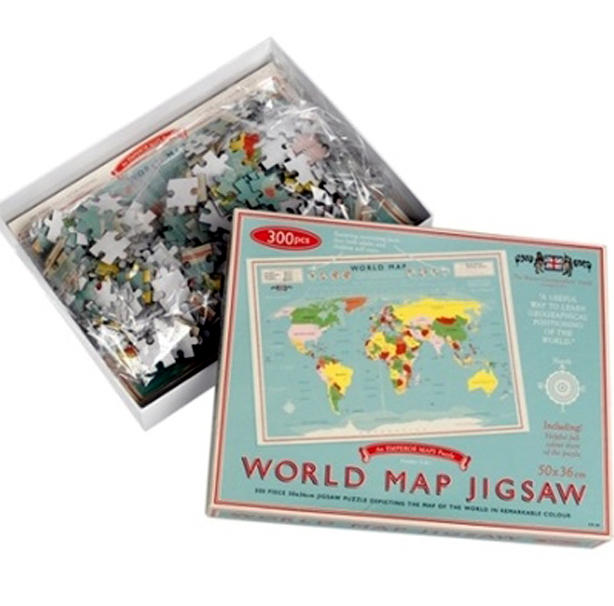 World Map Jigsaw 300 Piece Jigsaw Puzzle