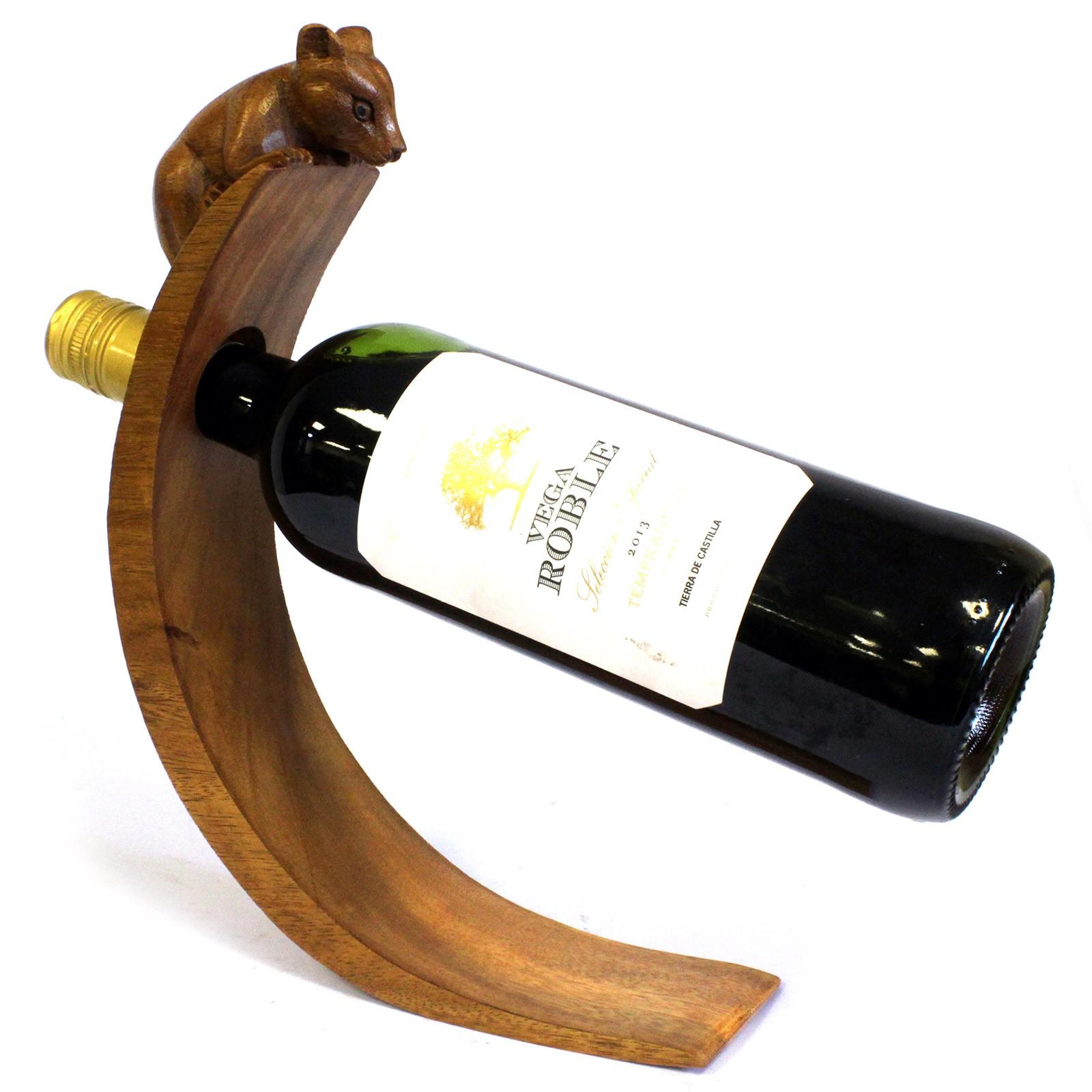 Balance wine bottle holder mouse