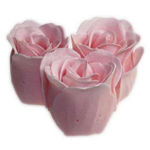 Confetti soap roses in pink