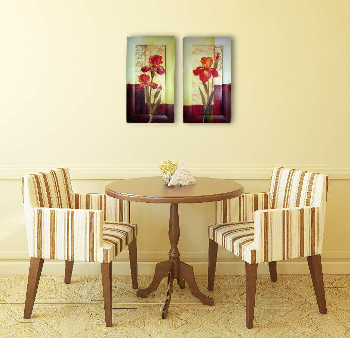 Set of Two Orchid Frame Art