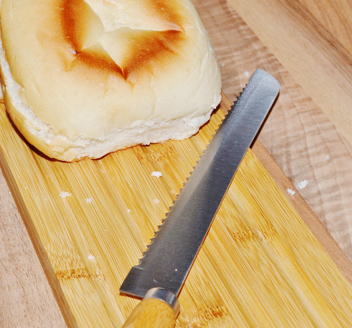 Bread Board With Knife