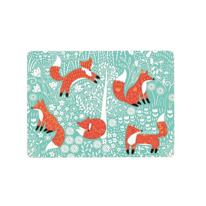 Foraging Fox place mats