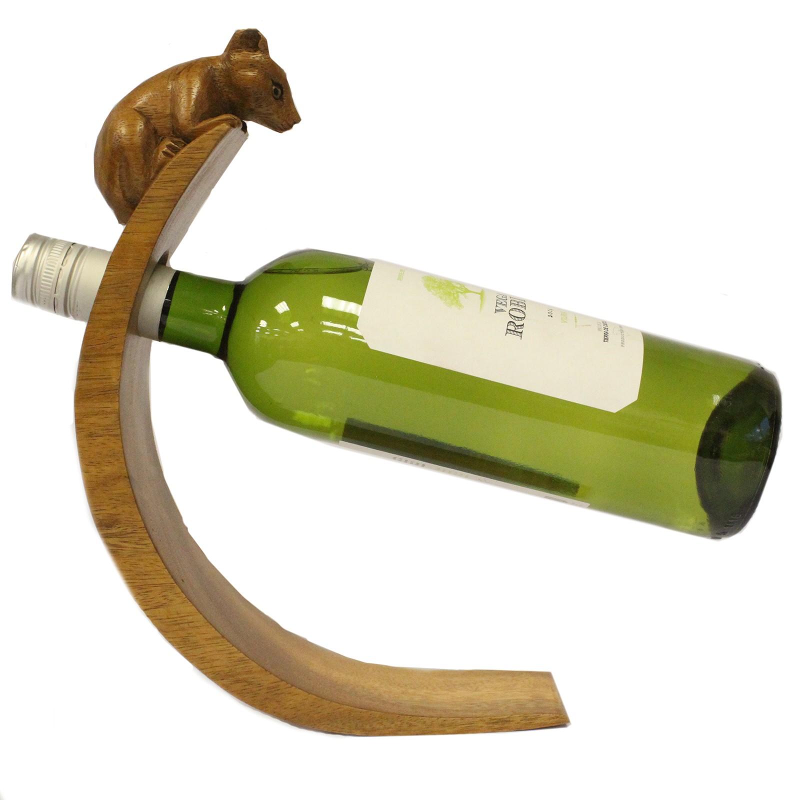 Balance wine bottle holder mouse