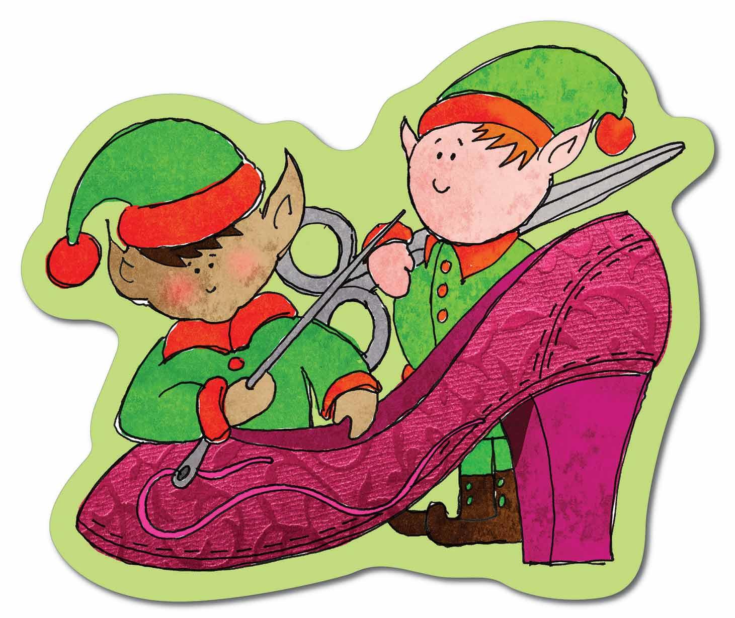 the elves and the shoemaker clipart house