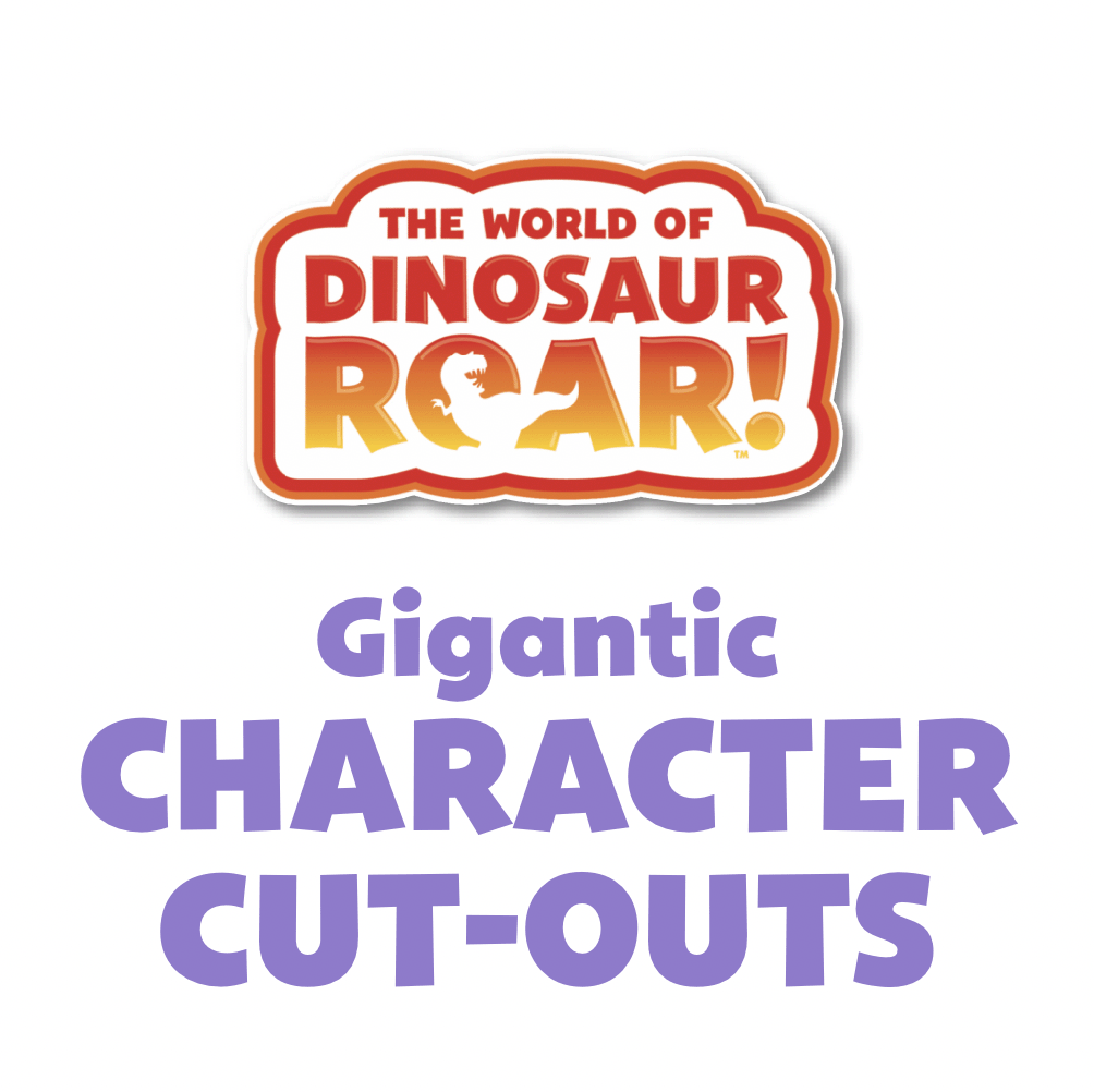 The World of Dinosaur Roar Character Cut-outs