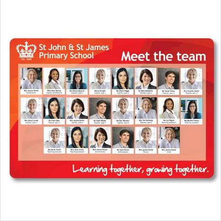 Staff Photo Boards