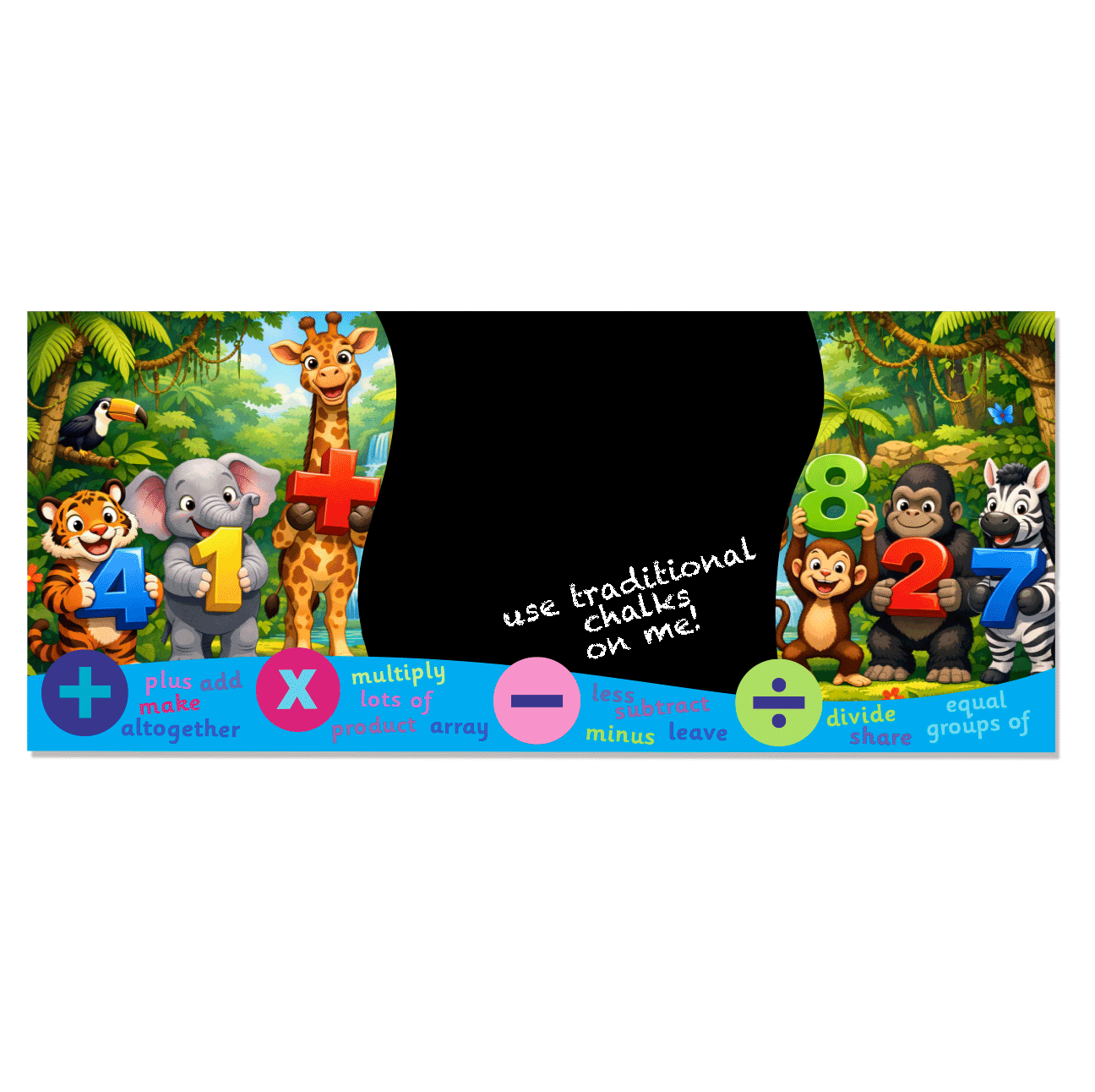 Jungle Buddies Numeracy Chalkable