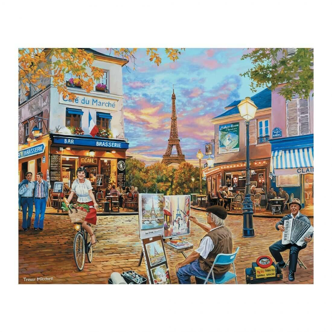 100 Piece Jigsaw Puzzle - Sunset In Paris | Relish