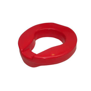 Armley Raised Toilet Seat - Red 50mm