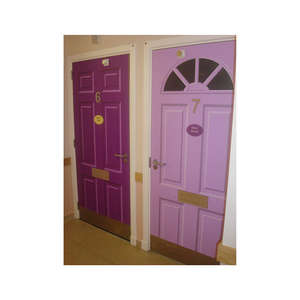 Two door cals shown on doors