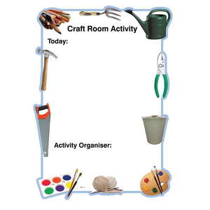 Craft Room Activity Board