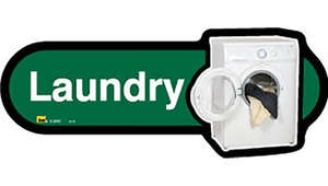 Laundry Room Sign inGreen
