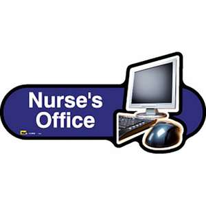 Nurse's Office Sign inBlue