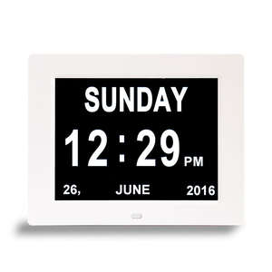 Front of clock showing 2nd display